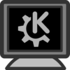 Computer With Company Logo Clip Art